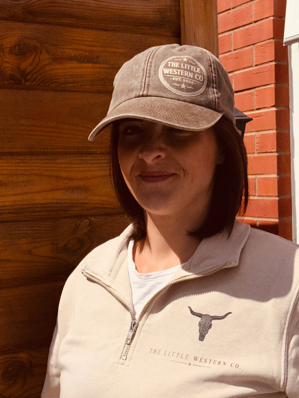 Distressed Western cap