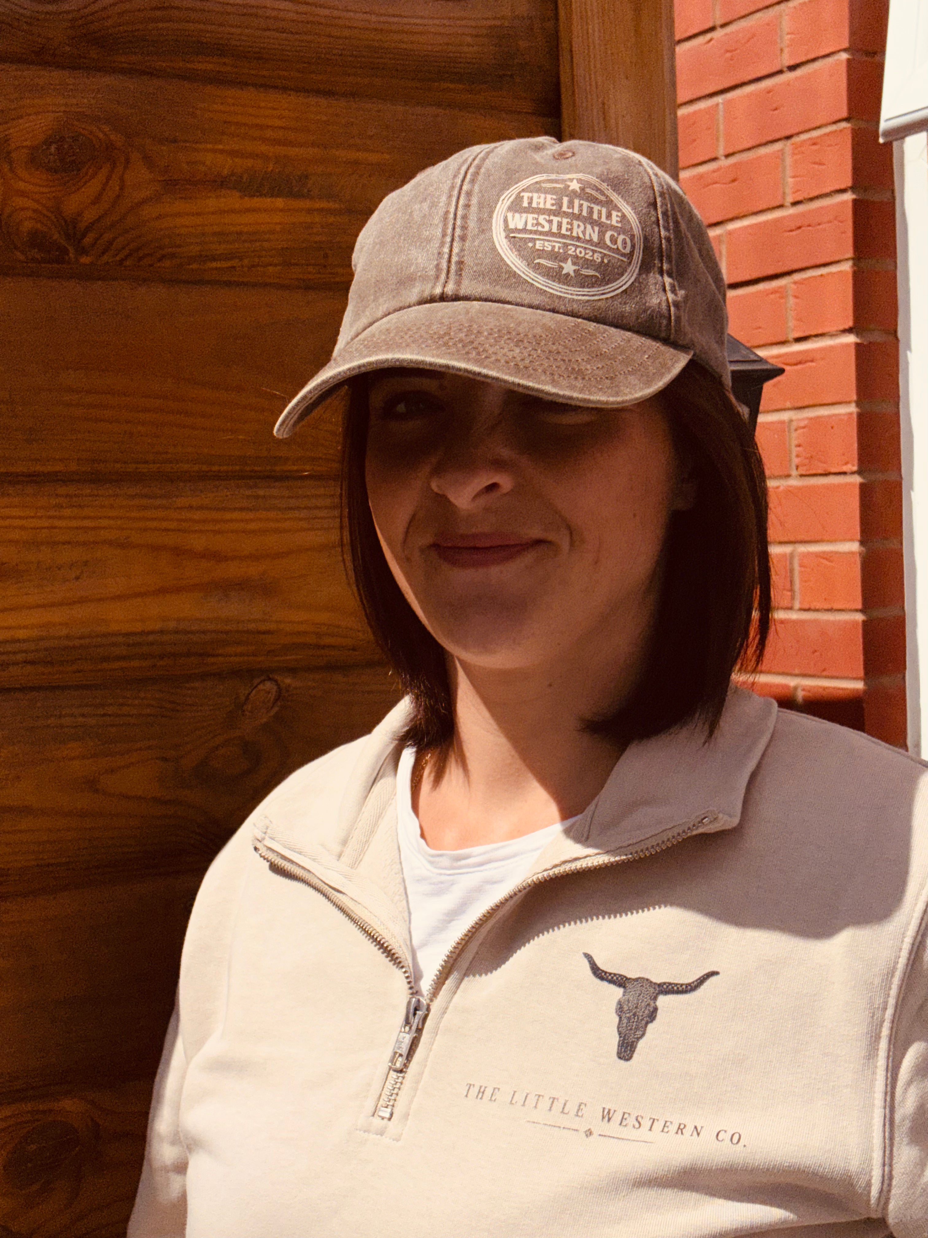 Distressed Western cap