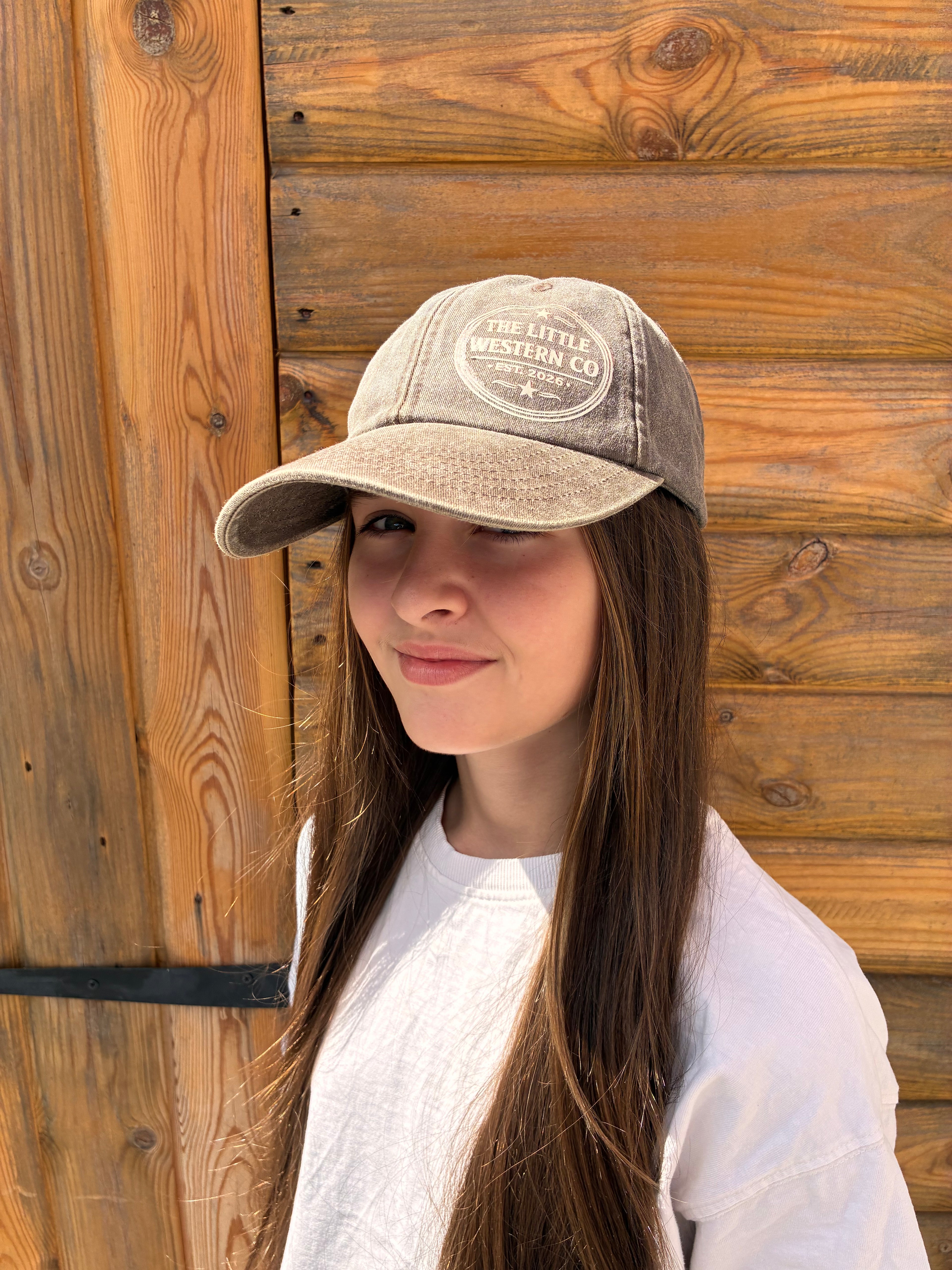 Distressed Western cap