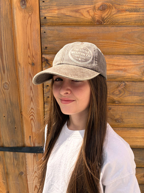 Distressed Western cap
