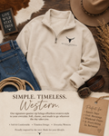 Quarter zip Jumper