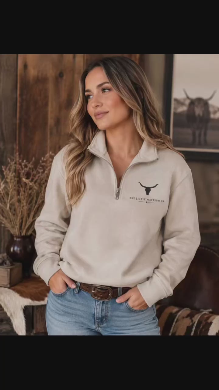 Quarter zip Jumper